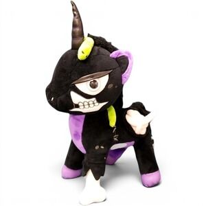 Killstar Kreeptures Purgatory‎ Unicorn Plush Cyclops Goth Black Purple Toy